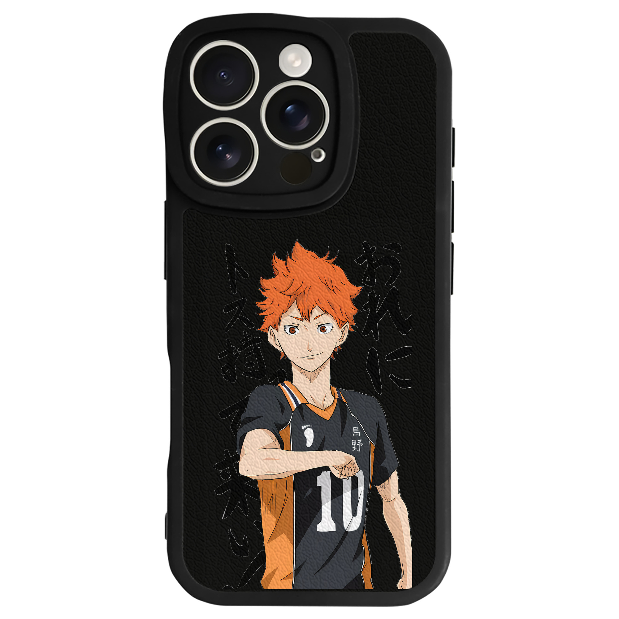 （画像用） ハイキュー!! Haikyu!! 【iPhone 16シリーズ対応】シリコンスマホケース（レザー調） 材質：シリコン